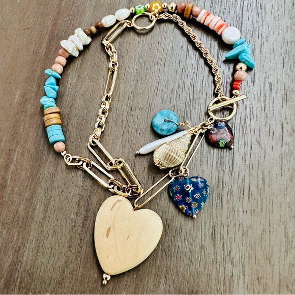 Dannijo Francesca Goldtone & Mixed Media Lariat Necklace NWT - Picture 17 of 17